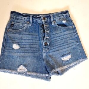 Kan Can Distressed Bootie Shorts for women size small kancan size 26